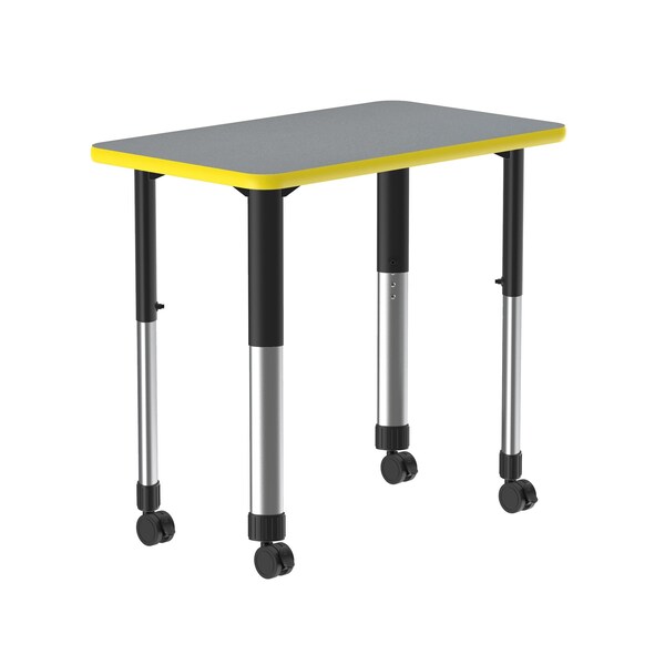 TFL Collaborative Desk - Casters - Rec